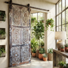 Rustic Modern Carved Door