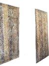 Hand-Carved Tree of Life Wooden Wall Panel Rustic Whitewashed Vintage Barn Door 80