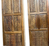 Vintage Artistic Carved Wooden Door – Floral Carved Barn Door 96
