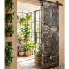 Antique Blue Distressed Wooden Door 