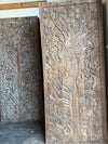 Hand-Carved Wooden Tree of Life Panel 