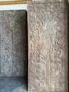 Hand-Carved Wooden Tree of Life Panel 