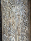 Hand-Carved Wooden Tree of Life Panel 