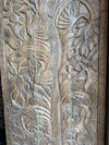Hand-Carved Wooden Tree of Life Panel 