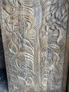Hand-Carved Wooden Tree of Life Panel 