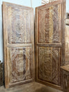 Vintage Barn Door Rustic Hand Carved Reclaimed Wood Farmhouse Door