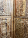 Vintage Barn Door Rustic Hand Carved Reclaimed Wood Farmhouse Door