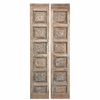 Antique Hand-Carved Wooden Door