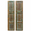 Antique Carved Wood French Doors