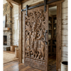 Wood Krishna Wall Panel Barn Door