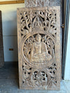 solid wood Buddha wall panel