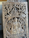  solid wood Buddha wall panel