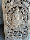  solid wood Buddha wall panel