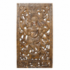 Hand-Carved Dancing Ganesha Panel