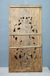 Hand-Carved Wooden Standing Ganesha Panel – Temple Style Deity Wall Art 72x35