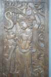 Hand Carved Wooden Wall Panel