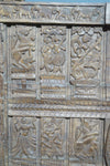 Hand Carved Wooden Konark Chariot Wheel Panel Sun Temple Wall Art  Headboard