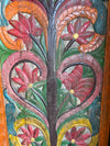 Vintage Hand Carved Wood Panel Tree of Life 