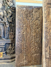 Hand Carved Wood Door Panel 