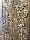 Hand Carved Wood Door Panel 