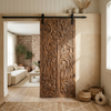 Hand Carved Wood Door Panel Tree of Life 