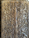  Floral Tree of Life Natural Wood Wall Art