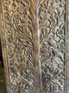  Floral Tree of Life Natural Wood Wall Art