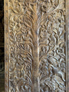  Floral Tree of Life Natural Wood Wall Art