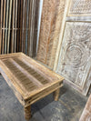 Antique Carved Door Coffee Table