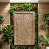 Hand-carved Tree of Life wall panel