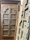 Antique Indian Arched Double Doors