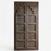 Antique Indian Arched Double Doors