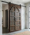 Antique Indian Arched Double Doors