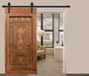 Antique India Ganesha Door Hand Carved Wood Sliding Barn Door 84