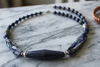 Lapis Lazuli Blue Beaded Necklace | Bohemian Twisted Beads Jewellery