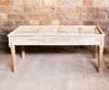 Large Whitewash Coffee Table, Antique Door Dining Table, Rustic Kitchen Table, Farmhouse Office Desk 71x38