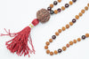 Healing Mala Beads Necklace – Knotted Japa Mala for Yoga, Meditation & Spiritual Gifts