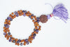 Tibetan Buddhist Zen Mala Necklace – Rudraksha & Amethyst Spiritual Beads