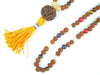 Spiritual Yoga Mala Beads Navgraha Nine Planet Stone Rudraksha Meditation Mala – Healing Chakra Prayer Necklace