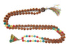 Handmade Yoga Mala Beads – Rudraksha Mercury Mars Jupiter Healing Prayer Mala Necklace