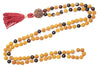 Garnet Rudraksha Yoga Mala – 108 Healing Japamala Meditation Beads