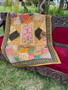Vintage Wall Decor Tapestry Hand Embroidery Tapestry