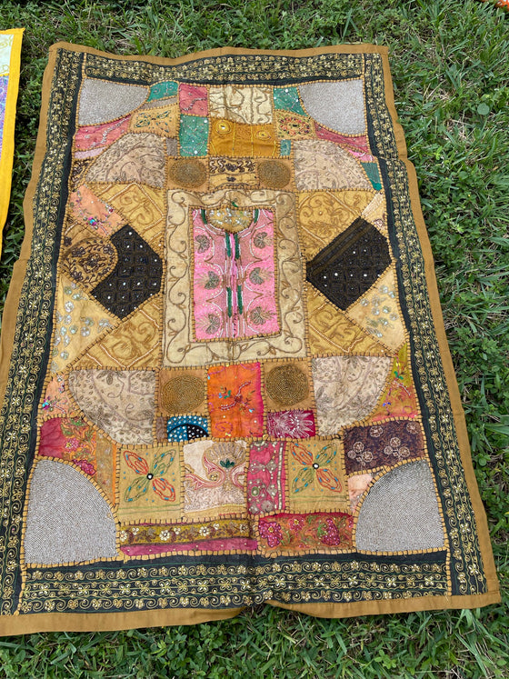 Vintage Wall Decor Tapestry Hand Embroidery Tapestry