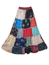 Womens Handmade Boho Patchwork Skirt Colorful Long Skirts S/M/L
