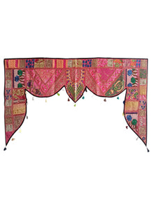  Door Topper Valance Banjara Cotton Embroidery Indian Toran