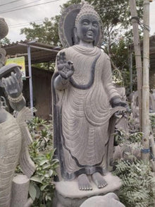  PRE ORDER Buddha Garden Statue Handcarved Budha Granite Stone Zen