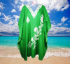 Womens Travel Kaftan, Seafoam Green Loose Caftan Dresses, L-4XL