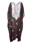Green Embroidered Kaftan – Effortless Boho Dress for Women L-4XL