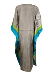Kaftan for Women Fawn Blue Maxi Kaftan, Travel Dress Resort Wear 2XL