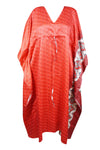 Womens Kaftan Boho Red Maxi Resort